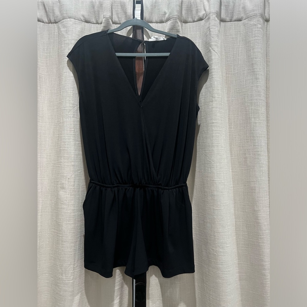 BCBGeneration Women's Black Playsuit-romper